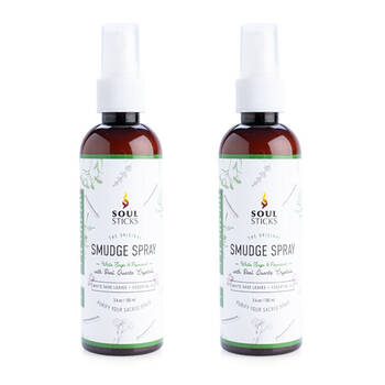2PK Wild Scents Smudge Sprays White Sage & Peppermint Scent Fragrance 100ml