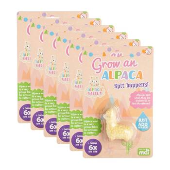 6PK Alpaca Valley Grow an Alpaca Kids Sensory/Educational Play Toy