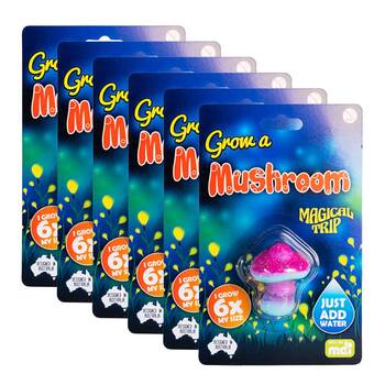 6PK MDI Grow a Mushroom Kids Activity Play Interactive/Educational Toy 