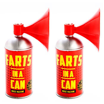 2PK MDI Farts In A Can Novelty Funny Noise Gadget 7x15cm - Red 6y+
