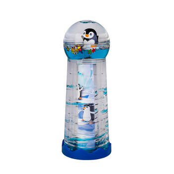 Penguin Island Liquid Timer Kaleidoscope Penguin Sensory Desk Toy 5x13cm