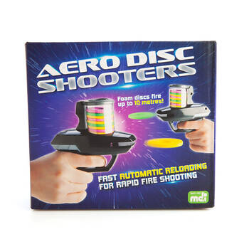 Mdi Aero Disc Shooters Foam Disc Launcher Toy Blaster Kids 8y+