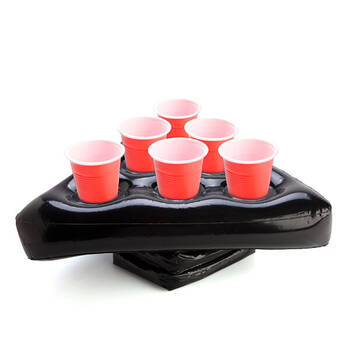 MDI Beer Pong Hat Novelty Drinking Game 12x18cm - Black