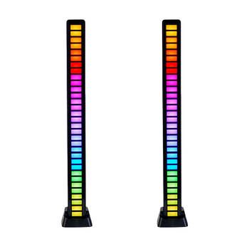 2PK MDI LED Dancing Light Party Decor Flashing Glow Stick 18x1.8cm
