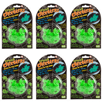 6PK MDI Creeblers Spider Crawlies Kids Sensory Play Toy Glow In The Dark 3y+