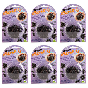 6PK MDI Creeblers Spider Crawlies Kids Sensory/Tactile Play Toy Black 3y+