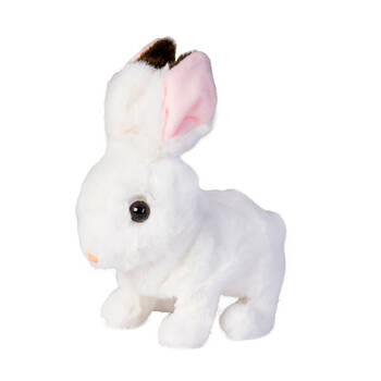 Furever Pets Animated Rabbit Plush Toy 18x21cm White 3y+
