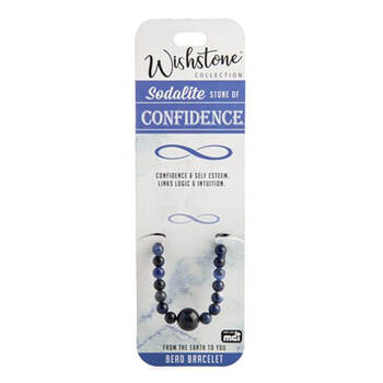 Wishstone Sodalite Bead Bracelet Bangle Charm Women's Accessories Blue