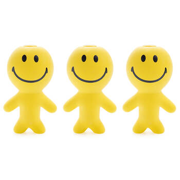 3PK Koolface Stress Relief Happy Doll Sensory Fidget Squeeze Toy Kids/Children