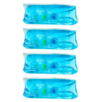 4PK Aquaworld Large Jellyfish Snake Toy Water Wriggler Kids Sensory Play Blue