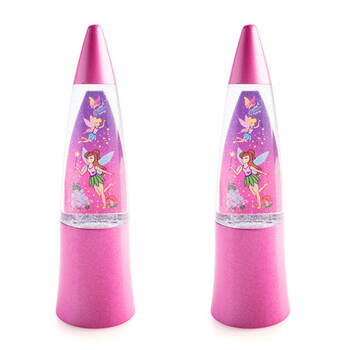 2x MDI Shake & Shine Mini Motion LED Lamp 4x4x15.2cm Mystical Worlds Fairy