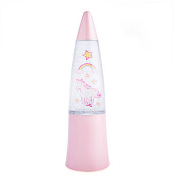 MDI Shake & Shine Mini Motion LED Glitter Lamp 4x4x15.2cm Unicorn Kingdom