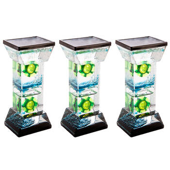 3PK MDI Liquid Timer 2-Wheel Sensory Motion Desk Display 5.2x11.9cm