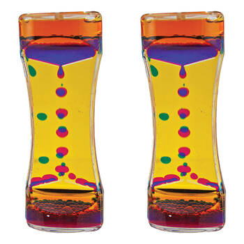 2PK MDI Colour Motion Liquid Oil Timer Tabletop Home Decor
