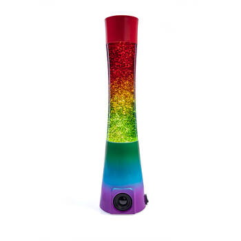 Art + Tech Glitter Kids/Children Bedside Decor Lamp Rainbow
