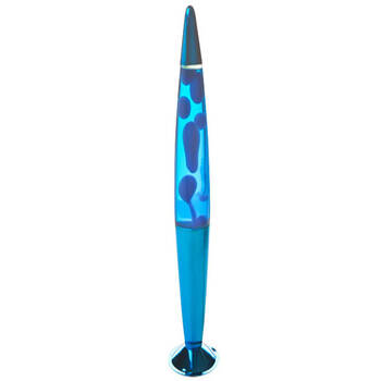 MDI Metallic Peace Motion Lava Lamp 10.5x41cm - Blue