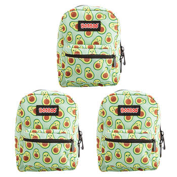 3PK MDI BooBoo Backpack Minis Avocado 11x15cm Kids/Children 3y+