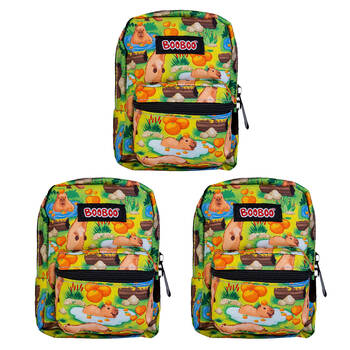 3PK MDI BooBoo Capybara Backpack Minis Capybara 11x15cm 3y+