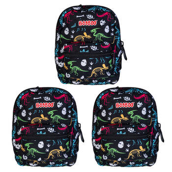 3PK MDI BooBoo Backpack Minis Dinosaur Fossil 11x15cm 3y+