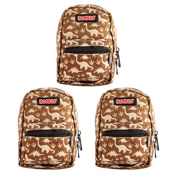 3PK MDI BooBoo Backpack Minis Dinosaur Fossil 11x15cm 3y+