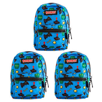 3PK MDI BooBoo Backpack Minis Gamer Mini Bag 11x15cm 3y+
