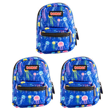 3PK MDI BooBoo Aquaworld Backpack Minis Jellyfish Mini Bag 11x15cm 3y+