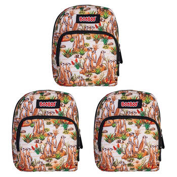 3PK MDI BooBoo Meerkat Backpack Minis Meerkat V2 Mini Bag 11x15cm 3y+