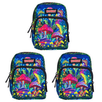 3PK MDI BooBoo Backpack Minis Mushroom Mini Bag 11x15cm 3y+