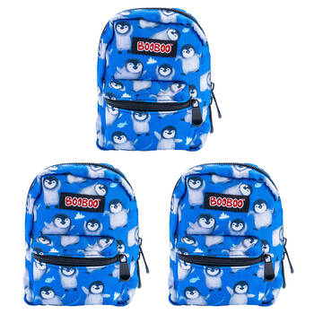3PK MDI BooBoo Penguin Island Backpack Minis Penguin V2 11x15cm 3y+