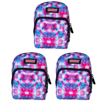3PK MDI BooBoo Backpack Minis Tie Dye Ice Dye Mini Bag/Purse 11x15cm 3y+