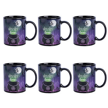 6PK MDI Ceramic Coffee Mug Drinkware 115x95mm - Witches Cauldron
