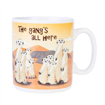 MEERKAT Giant Mug Meerkat Home/Kitchen Drinkware Ceramic Coffee Mug 