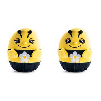 2x Smooshos Pal Squishy Soft Velour Plushie Kids Toy 22x16x22cm Joybee Bee