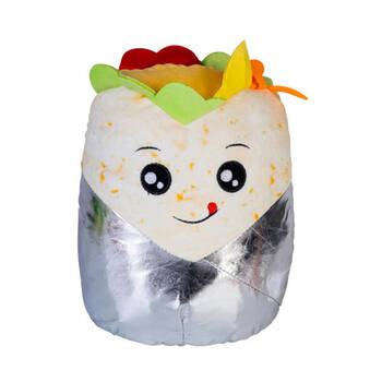 Smooshos Pal Squishy Super Soft Velour Plushie Kids Toy 22x16x22cm Burrito