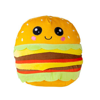 Smooshos Pal Squishy Super Soft Velour Plushie Kids Toy 22x16x22cm Burger