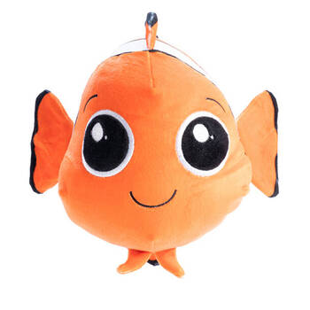 Smooshos Pal Squishy Super Soft Velour Plushie Kids Toy 22x16x22cm Clownfish