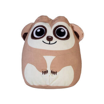 Smooshos Pal Squishy Super Soft Velour Plushie Kids Toy 22x16x22cm Meerkat