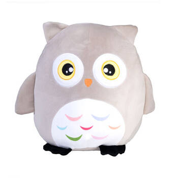 Smooshos Pal Squishy Super Soft Velour Plushie Kids Toy 22x16x22cm Owl