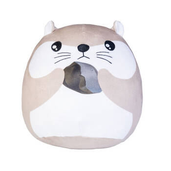 Smooshos Pal Squishy Super Soft Velour Plushie Kids Toy 22x16x22cm Otter