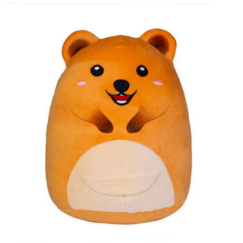 Smooshos Pal Squishy Super Soft Velour Plushie Kids Toy 22x16x22cm Quokka