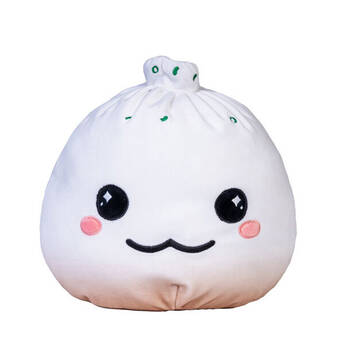 Smooshos Pal Squishy Super Soft Velour Plushie Kids Toy 23x18x27cm Steamed Bun