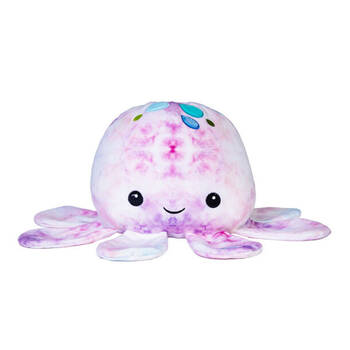 Smooshos Pal Squishy Velour Plushie Kids Toy 22x16x22cm Tie Dye Jellyfish V2