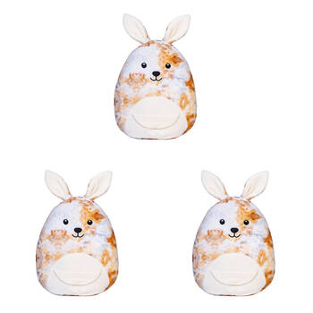 3PK Smooshos Pal Squishy Velour Plushie Kids Toy 22x16x22cm Tie Dye Kangaroo