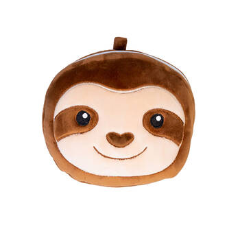 Smooshos Pal Travel 2-in-1 Eye Mask Neck Pillow Sloth 17x15cm Brown