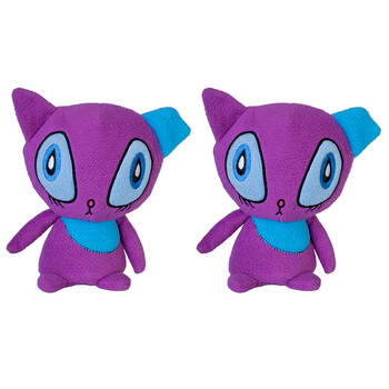 2PK Gus Fink Studio Plush Stitch Kids Toy 110x180mm Purple 0y+ Kitty Volmir