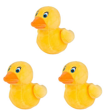 3PK PBJ Plush Ball Jellies Squishy Filled Childrens Toy 11x13x12cm Duckies