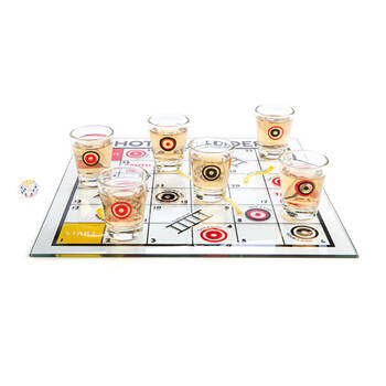 MDI Shots & Ladders w/ Shot Glasses Drinking Board Game 33x33cm