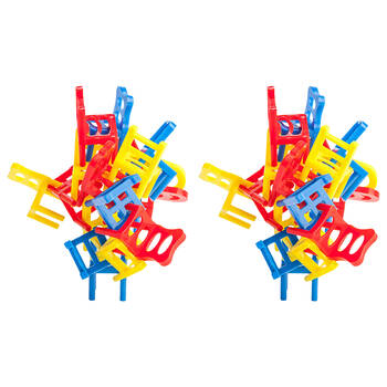 2PK MDI Balance Chairs Set Chair Stacking/Balancing Drinking Game