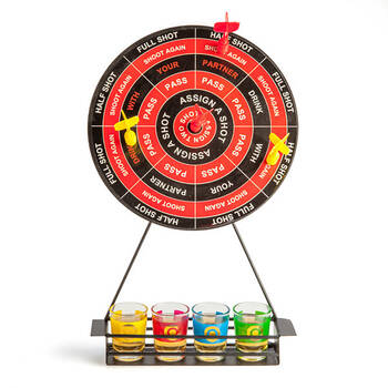 MDI Magnetic Drinking Darts w/ Shot Glasses 19.5x31.2cm Drinking Game