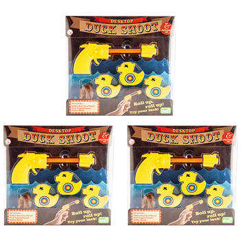 3PK MDI Desktop Game Duck Shooting Set Kids/Family Play Night 8y+